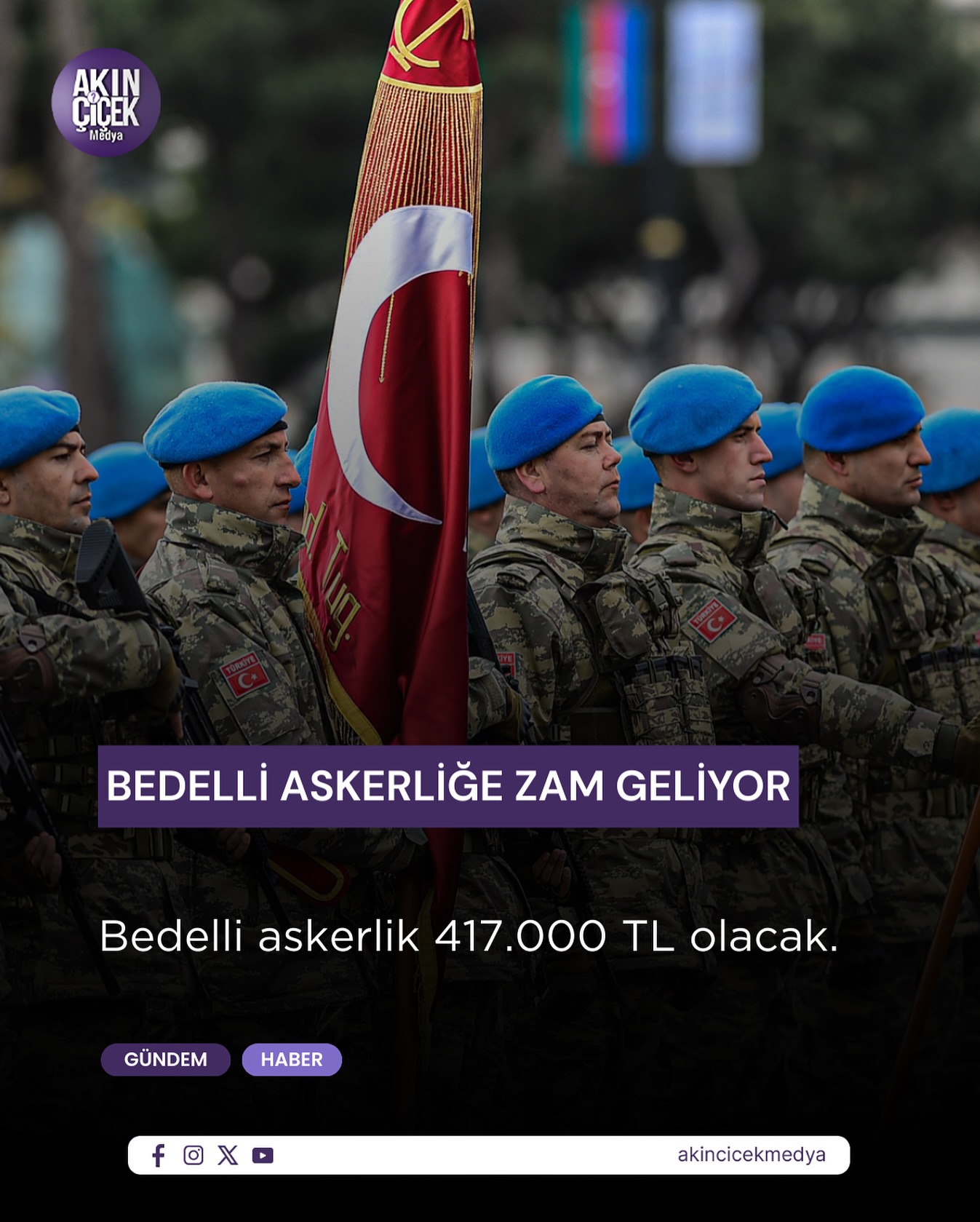 Bedelli askerlik, yeni düzenleme ile 417.000 TL’ye yükselecek.