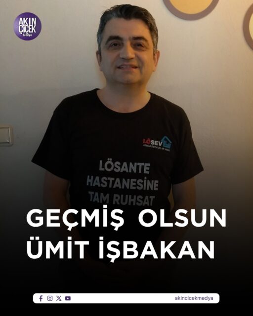 LÖSEV Vakfı Ordu Temsilcisi sevgili arkadaşım Ümit İşbakan’ın lenfoma rahatsızlığının yeniden nüksettiğini üzüntüyle öğrendik. Daha önce bu hastalığı büyük bir mücadeleyle yenen Ümit İşbakan’ın, bu süreci de aynı kararlılıkla atlatacağına inancımız tamdır.

Lösemi hastaları için yıllardır büyük bir özveriyle çalışan, birçok insana umut olan Ümit İşbakan’ın moral ve motivasyonunun yüksek olması bizlere de güç veriyor.

Tedavi sürecinde kendisine büyük destek sağlayan LÖSANTE Hastanesi’ne teşekkür ediyor, geçmiş olsun dileklerimizi iletiyoruz.

🙏 Dualarımız ve desteğimiz sizinle…