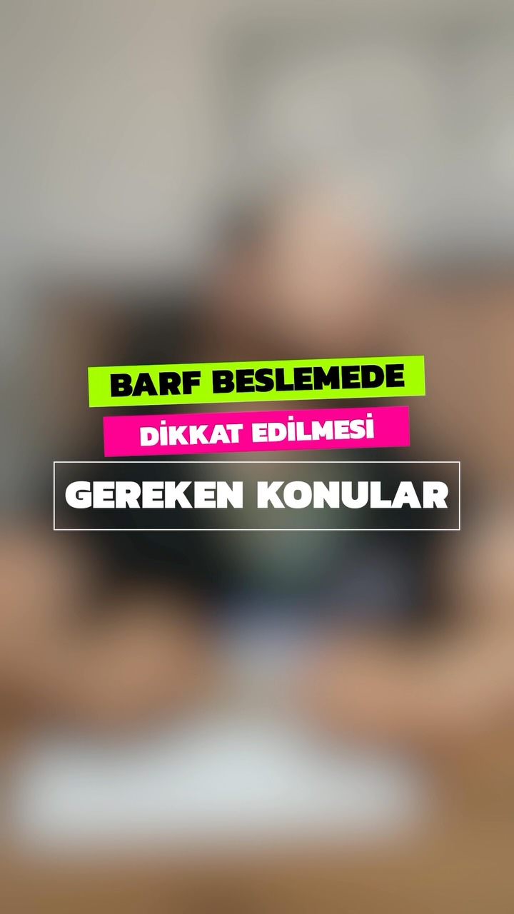 🐾 Evcil Hayvanlarda BARF Beslenme Hakkında Bilmeniz Gerekenler!

BARF beslenme her evcil hayvan için uygun olmayabilir. 🥩🐶🐱 Beslenme planı oluşturulurken hayvanınızın yaşı, kilosu, sağlık durumu ve günlük ihtiyaçları mutlaka göz önünde bulundurulmalıdır.

⚠️ Yanlış veya dengesiz hazırlanan BARF diyetleri besin eksikliklerine ve çeşitli sağlık sorunlarına yol açabilir.

Bu nedenle BARF beslenmeye geçmeden önce mutlaka veteriner hekiminize danışın. 🩺