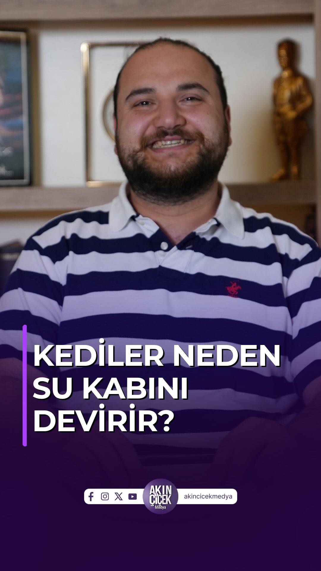 🐱 Kediler ne kadar da enteresan canlılar, değil mi? Bazen yaptıkları hareketlere anlam vermekte zorlanıyoruz. Hele bir de durup dururken su kaplarını devirmeleri yok mu? 😻

Peki, minik dostlarımız bunu neden yapıyor? Üstelik bunun tek bir sebebi de yok!

🐾 Karadeniz Hayvan Hastanesi uzman veteriner hekimlerinden Dr. Burak Han Karaağaç, kedilerin su kaplarını neden devirdiğini ve bu sevimli davranışın arkasındaki farklı nedenleri anlattı.

🎥 Gelin, patili dostlarımızın dünyasına biraz daha yakından bakalım! 🐈