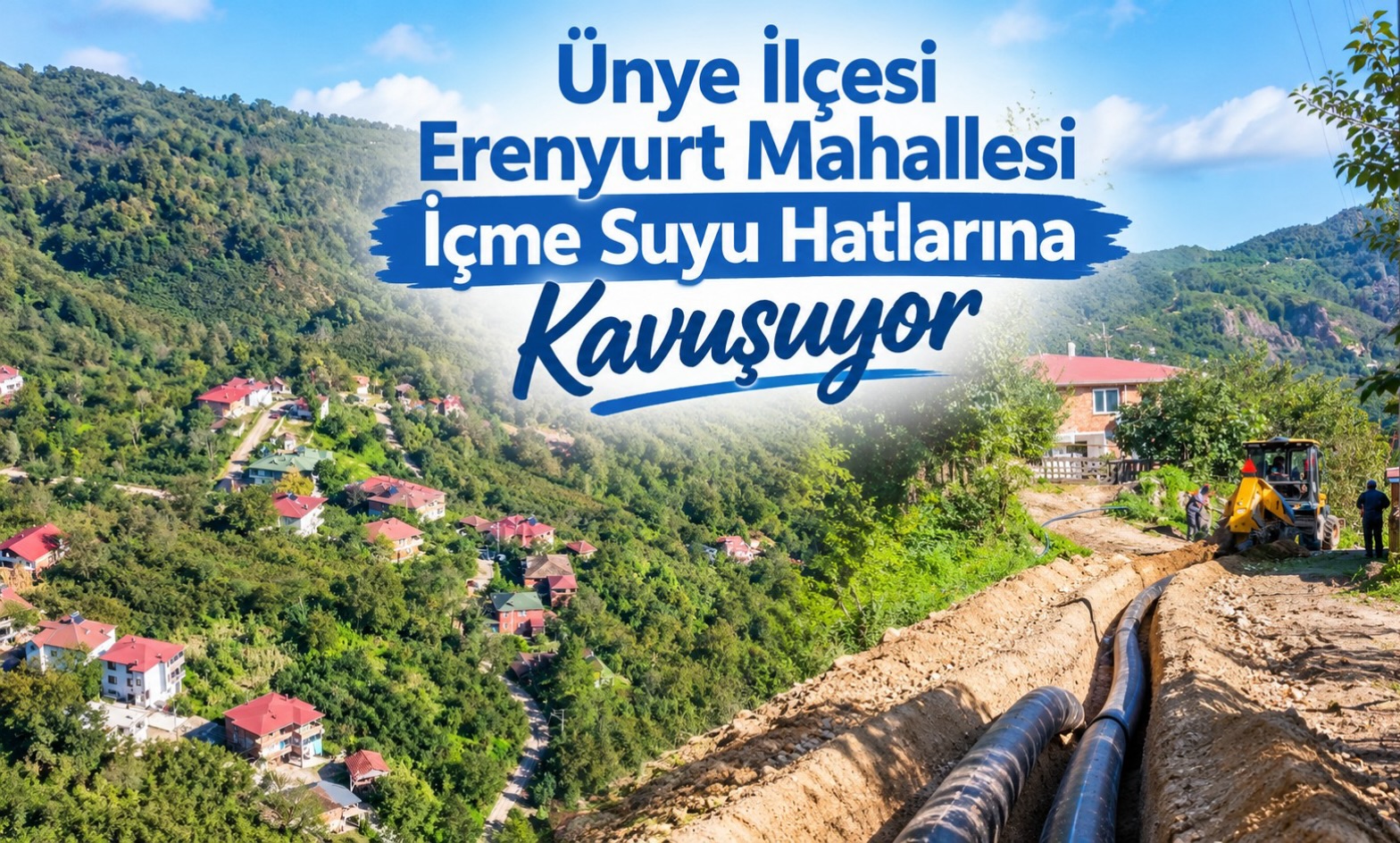 ÜNYE İLÇESİ ERENYURT MAHALLESİ İÇME SUYU HATLARINA KAVUŞUYOR

Ordu Büyükşehir Belediyesi Su ve Kanalizasyon İdaresi Genel Müdürlüğü (OSKİ) içme suyu çalışmalarına devam ediyor.

Ünye ilçesi Erenyurt Mahallesinde içme suyu temini çalışmalarına başlanıldı.
Toplam 2.000 metre uzunluğundaki içme suyu hattının 500 metrelik kısmı tamamlandı.
Yapılan çalışmalar hakkında memnuniyetini dile getiren Erenyurt Mahalle Muhtarı Abdullah Zerey şu ifadelere yer verdi: “ Erenyurt Mahallemize 45 yıl önce yapılan eski hatlarımız sık sık arızalanarak su kaybına ve kesintilerine neden oluyordu. Yapılan içme suyu hattı çalışmalarının ardından vatandaşlarımız sağlıklı içme suyuna kavuşmuş olacak. Bize desteklerini esirgemeyen Ordu Büyükşehir Belediye Başkanımız Dr. Mehmet Hilmi Güler ve ekibine teşekkür ediyorum” dedi.