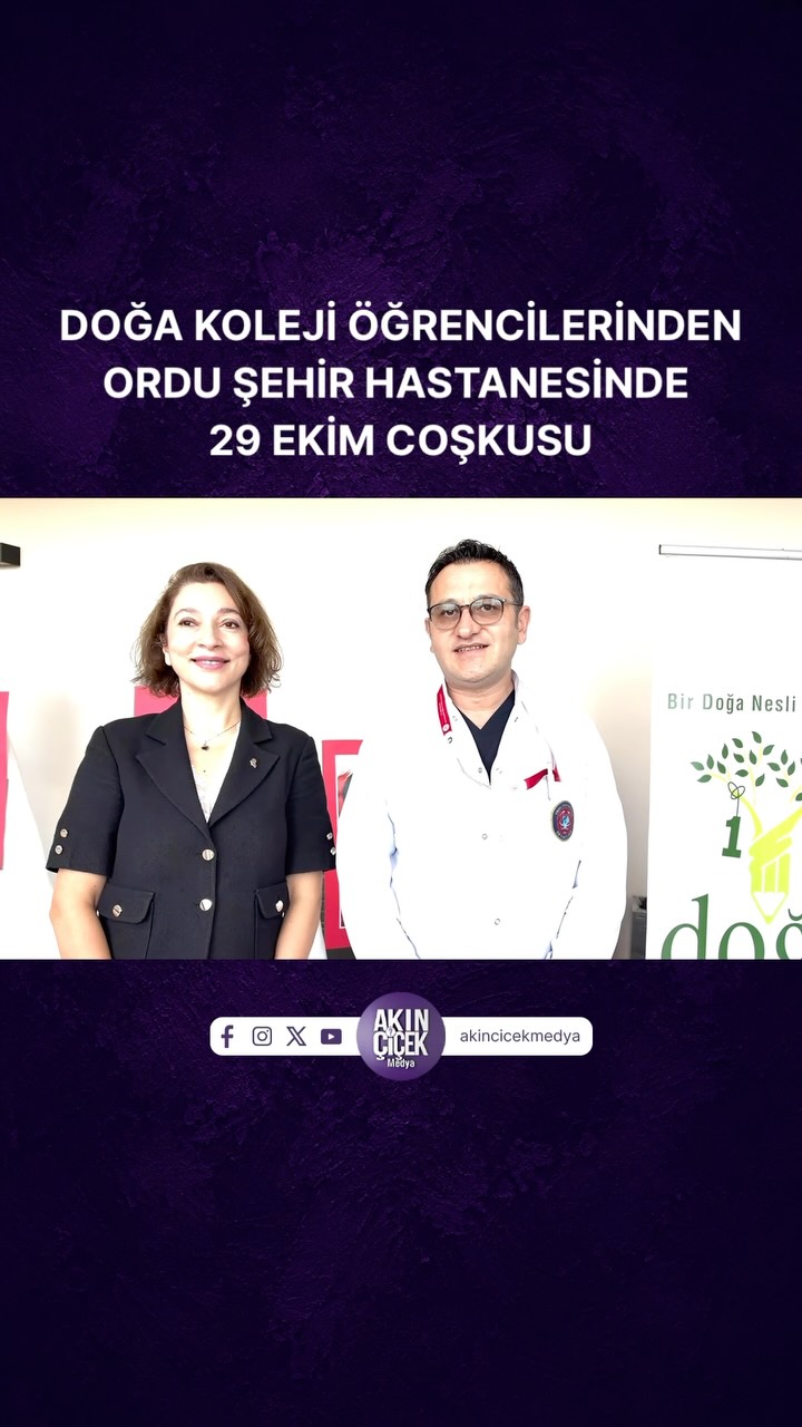 Ordu Doğa Koleji, Cumhuriyet’in 103. yılı kapsamında Ordu Şehir Hastanesi’nde 29 Ekim Cumhuriyet Bayramı etkinliği gerçekleştirdi.

Okul orkestrası ve cimnastik grubunun katılımıyla düzenlenen programda öğrenciler, seslendirdikleri marşlar ve hazırladıkları gösterilerle Cumhuriyet Bayramı coşkusunu yaşattı.

Etkinlik kapsamında öğrencilerin hazırladığı 29 Ekim Cumhuriyet Bayramı temalı resim sergisi de ziyaretçilerin beğenisine sunuldu.

Ordu Doğa Koleji, etkinliğe ev sahipliği yapan Ordu Şehir Hastanesi Başhekimi Prof. Dr. Ali Yılmaz’a ve hastane yönetimine desteklerinden dolayı teşekkür etti.