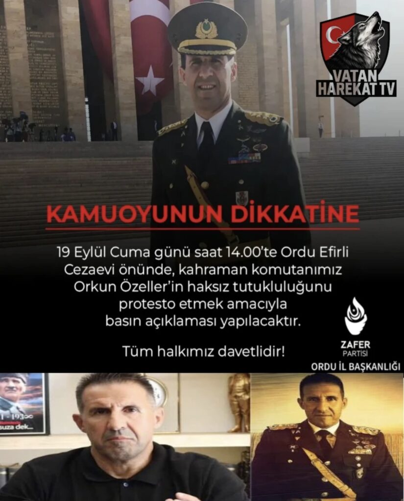 EMEKLİ ALBAY ORKUN ÖZELLER TUTUKLANDI