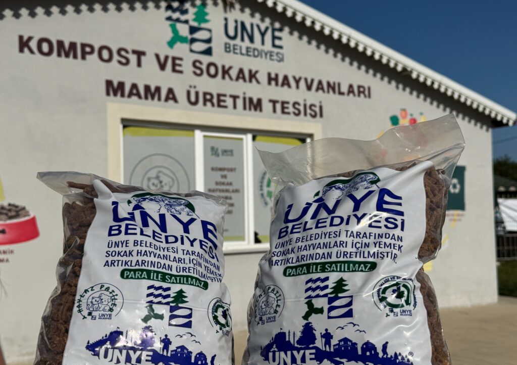 ÜNYE BELEDİYESİNDEN ÖRNEK HİZMET: MAMA ÜRETİM TESİSİ